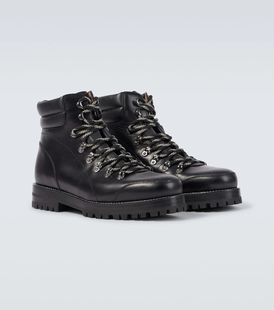 Manolo Blahnik - Janka leather lace-up boots