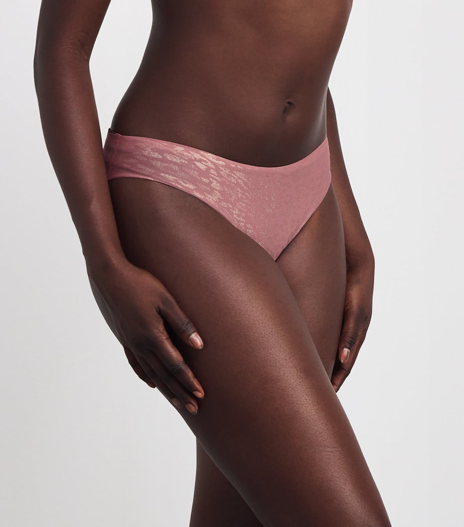 Pink SoftStretch Brazilian Briefs