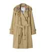 Burberry Beige Mid-Length Castleford Trench Coat