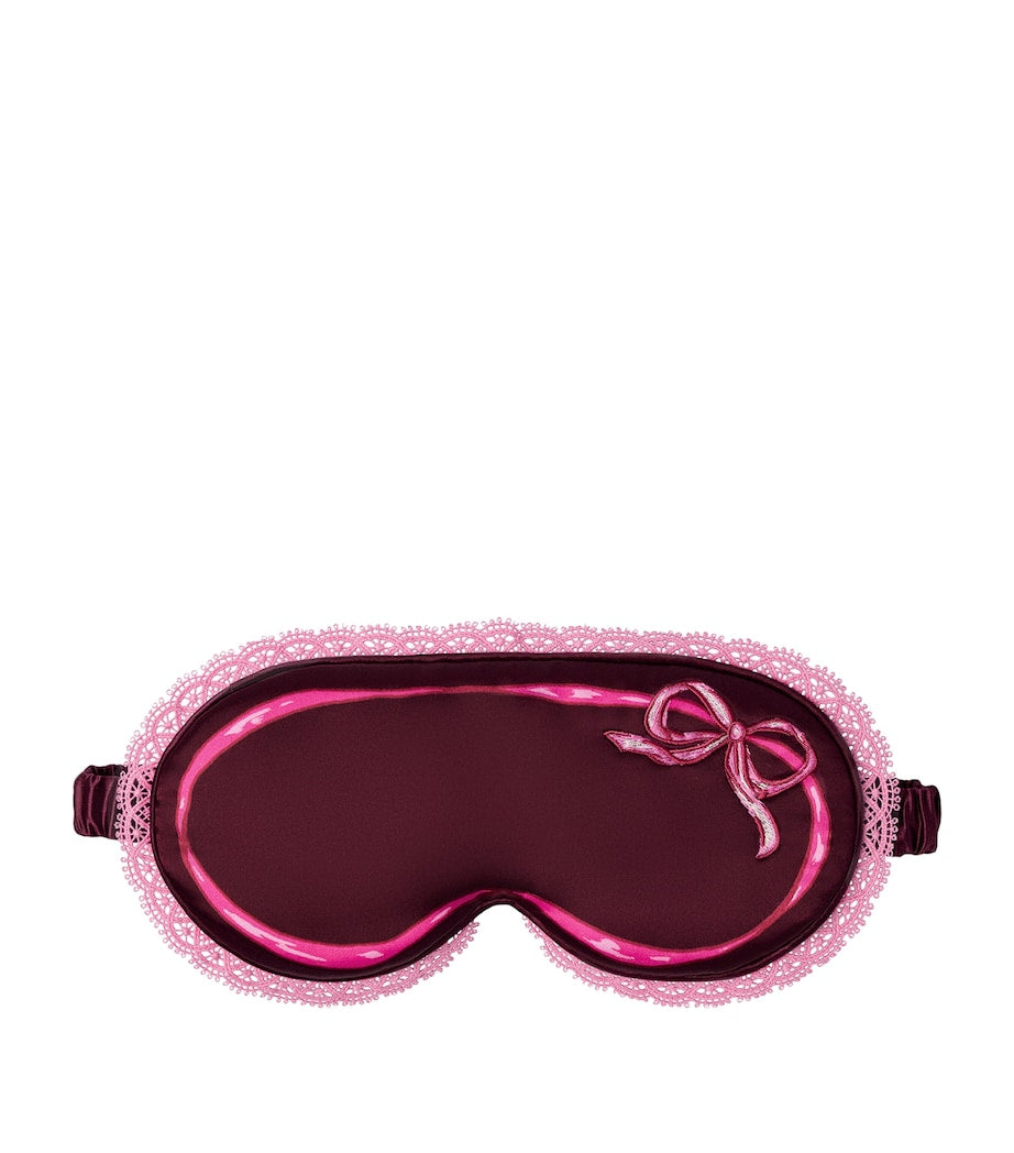 Mulberry Silk Contour Sleep Mask and Travel Pouch