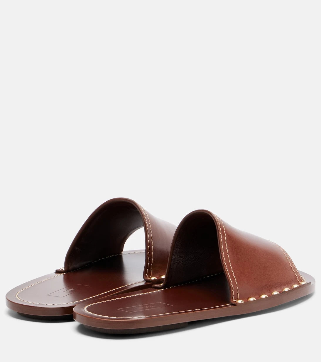 Toteme - Studded leather slides