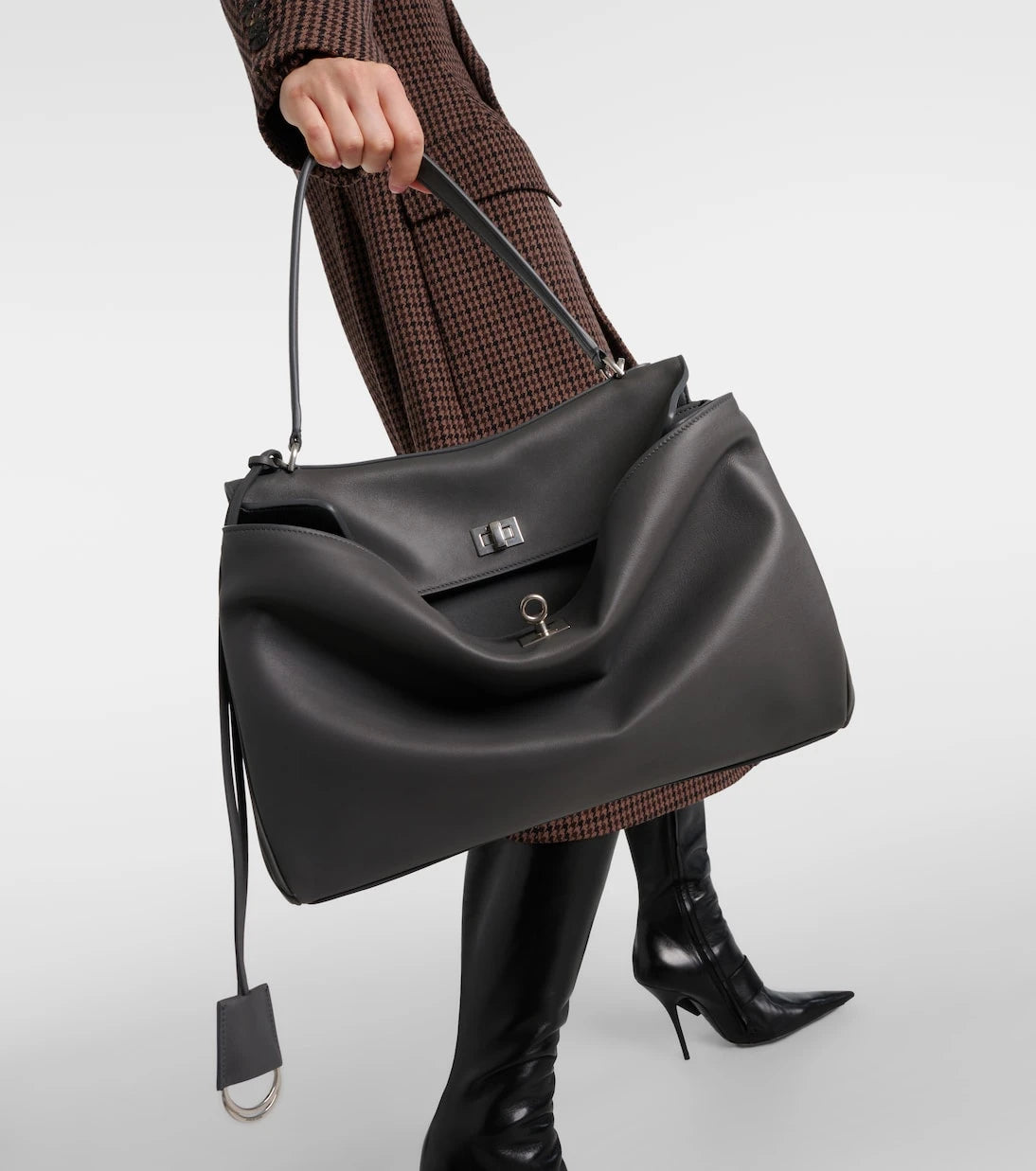 Balenciaga - Rodeo Medium leather tote bag
