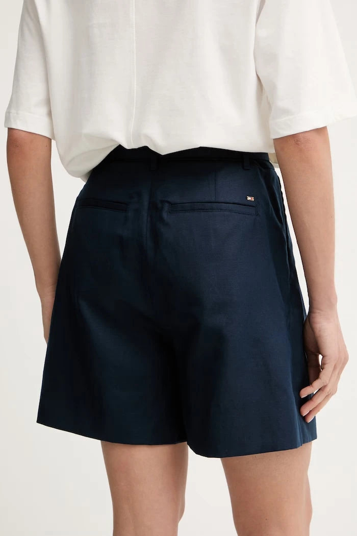Tommy Hilfiger kadın keten şort