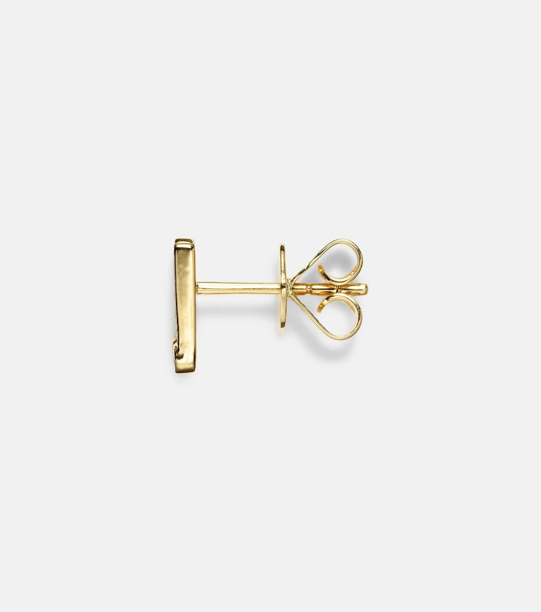 Sophie Bille Brahe - Initial Petite 18kt gold single earring with diamonds