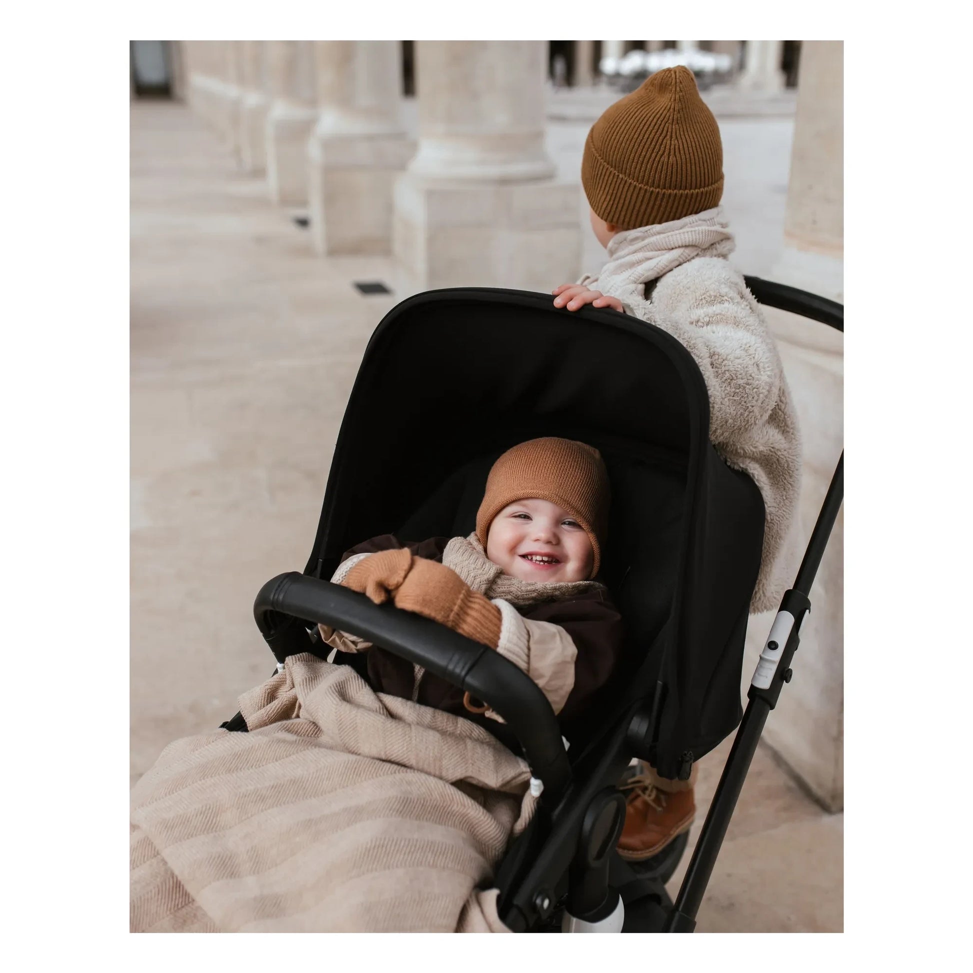 Hvid - Freddie Merino Wool Blanket | Sand