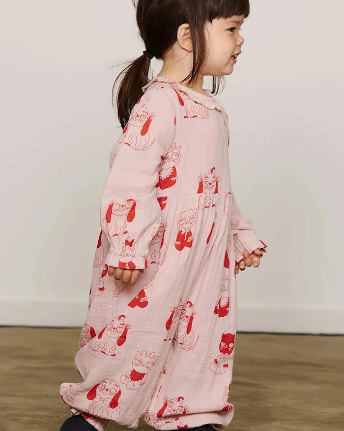 Mini Rodini bebekler için pamuklu çocuk tulumu Minibabies