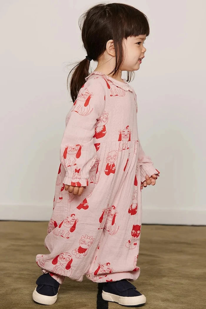 Mini Rodini bebekler için pamuklu çocuk tulumu Minibabies