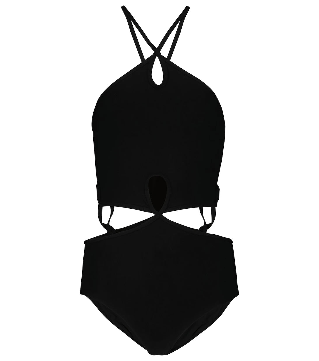 Christopher Esber - Cutout halterneck swimsuit