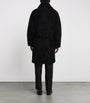 Polo Ralph Lauren Black Shearling Cabot Overcoat