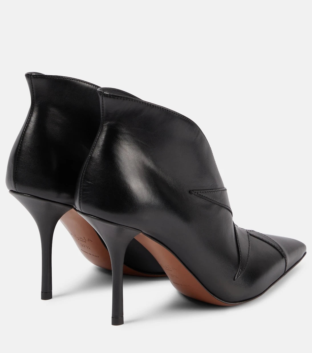 Alaïa - Leather ankle boots