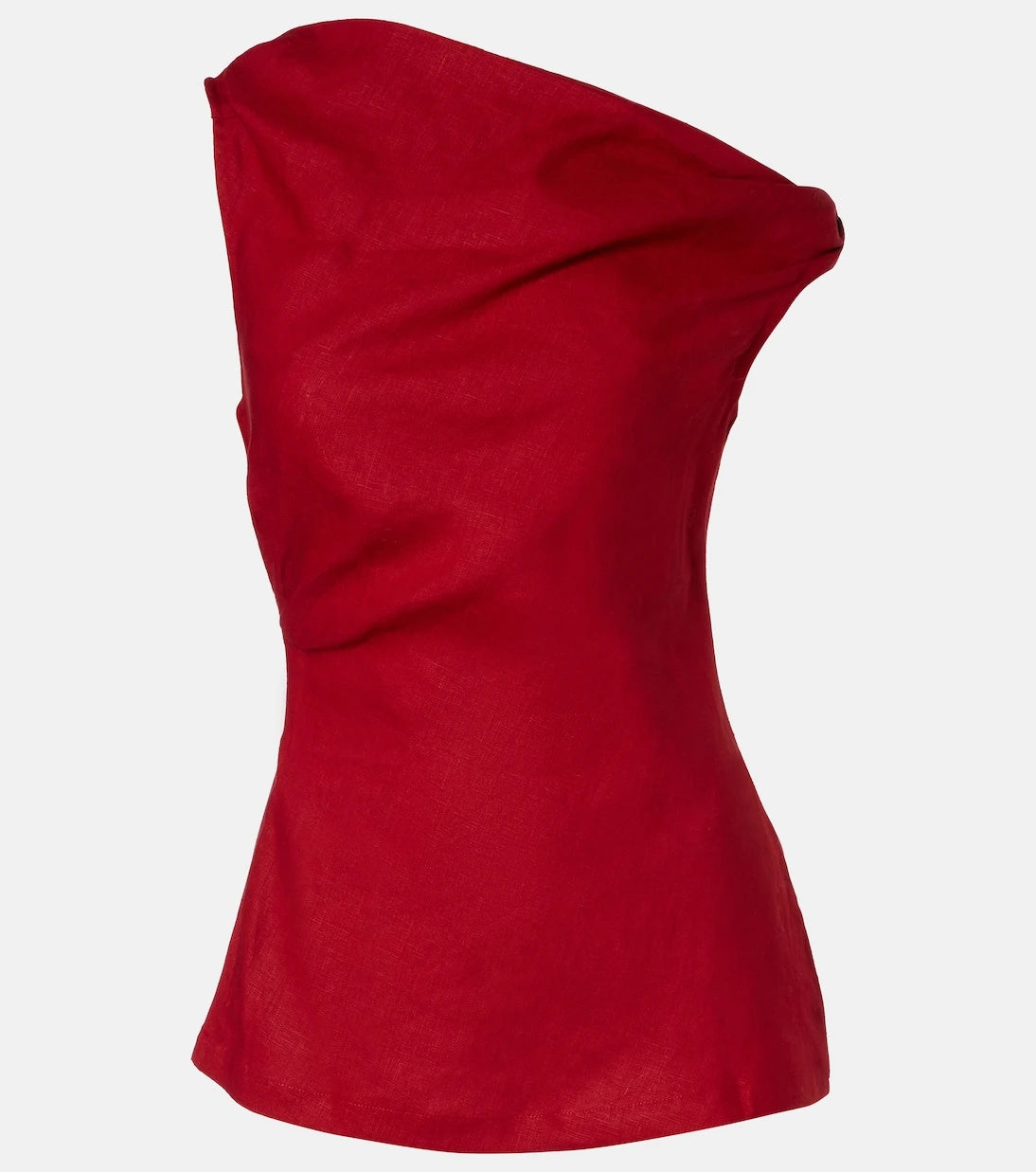 Faithfull - Suis one-shoulder linen top