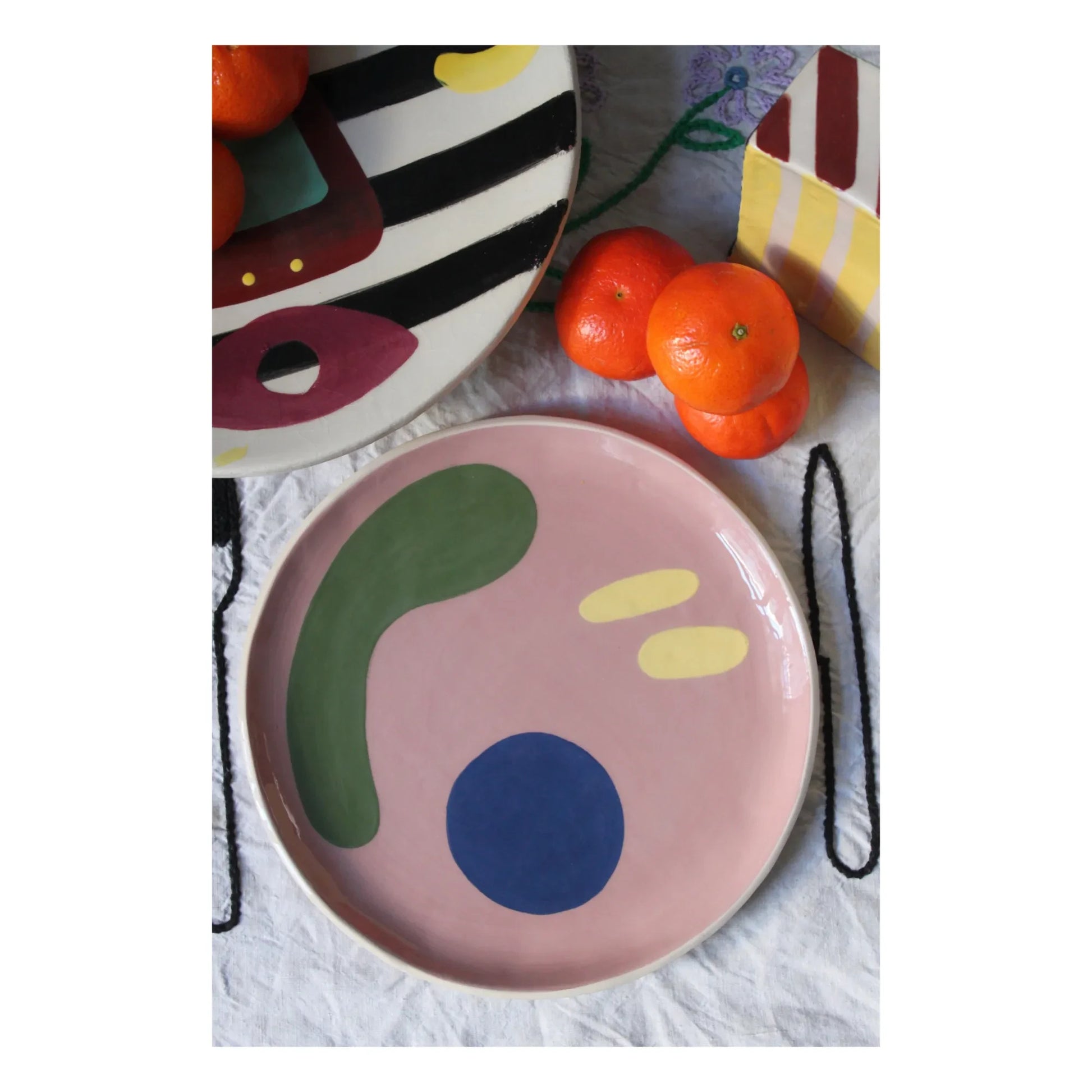 HOMERE - Daphné Ceramic Plate | Siena