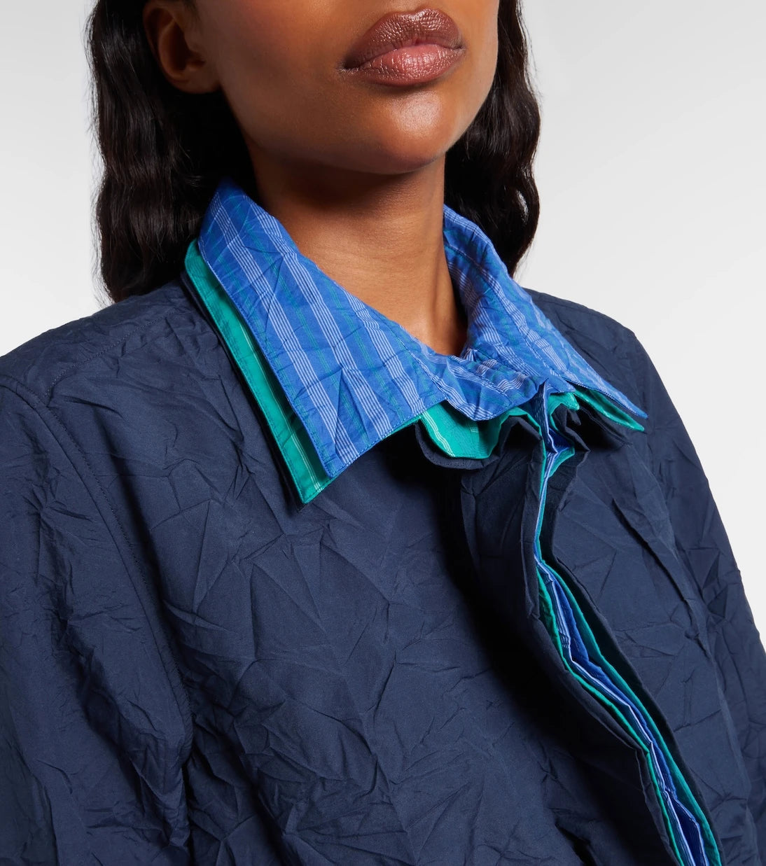 Loewe - Striped technical cotton-blend shirt dress