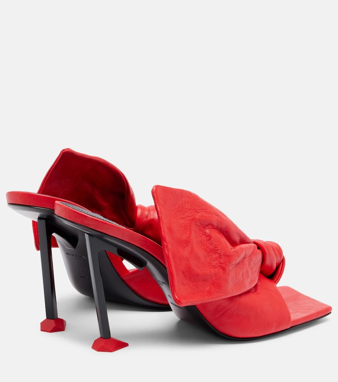 Givenchy - Boudoir Bow leather mules