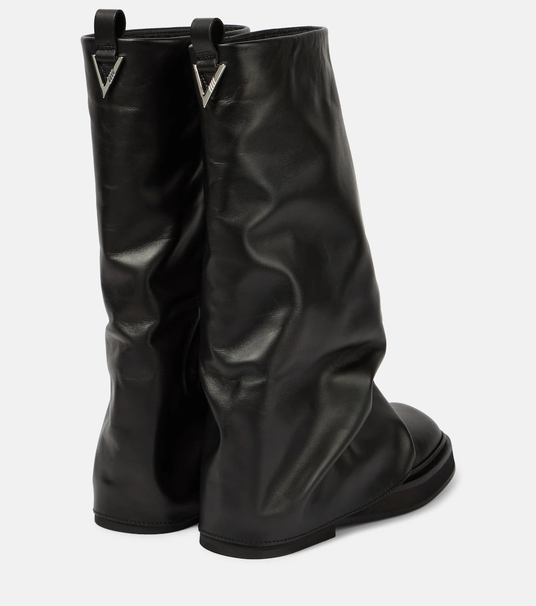 The Attico - Robin leather combat boots