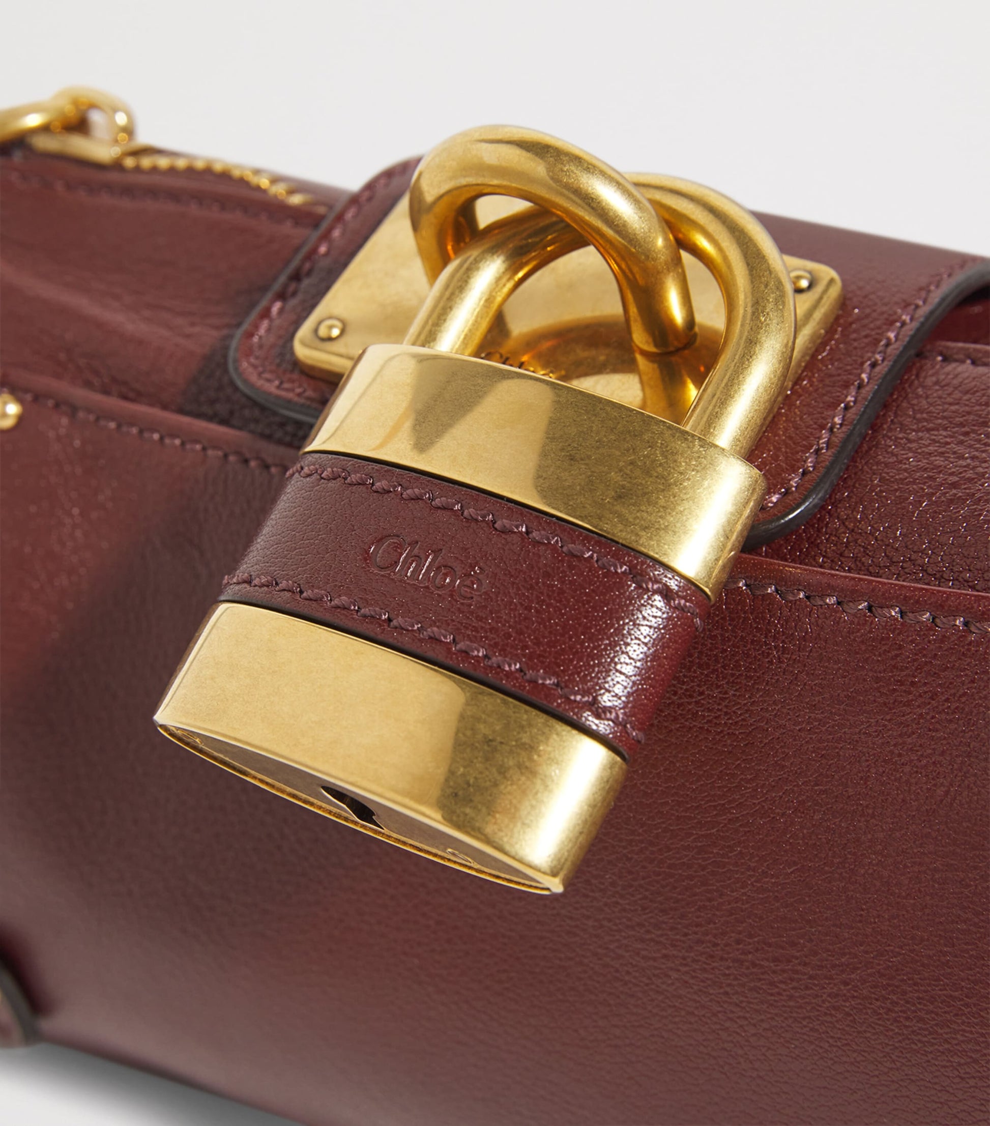 Mini Leather Paddington Shoulder Bag CRAFTY BROWN