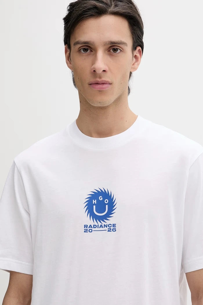 Pamuklu Tişört Hugo Blue Nunarix