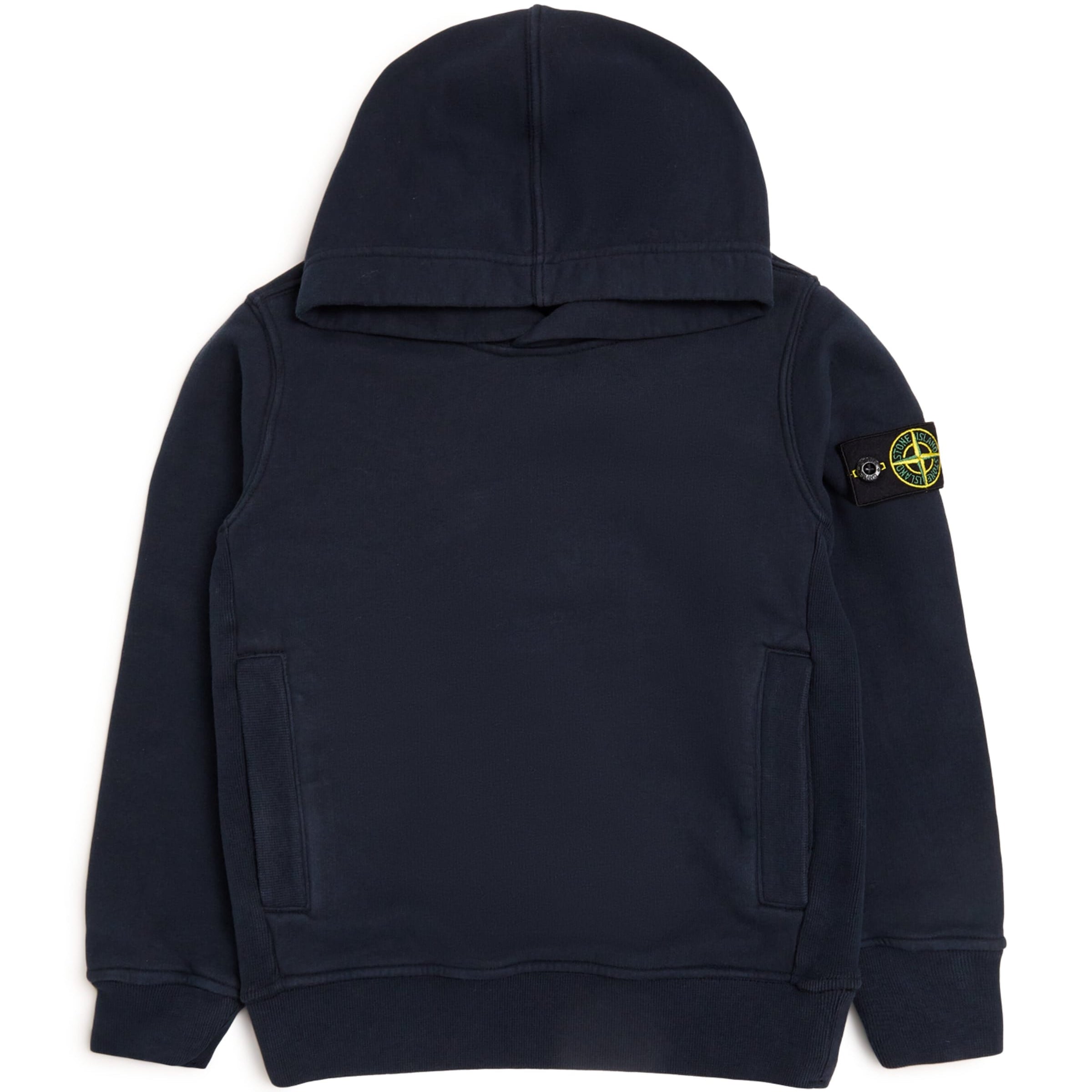 Stone Island Junior Cotton Badge Hoodie (4-14 Years)