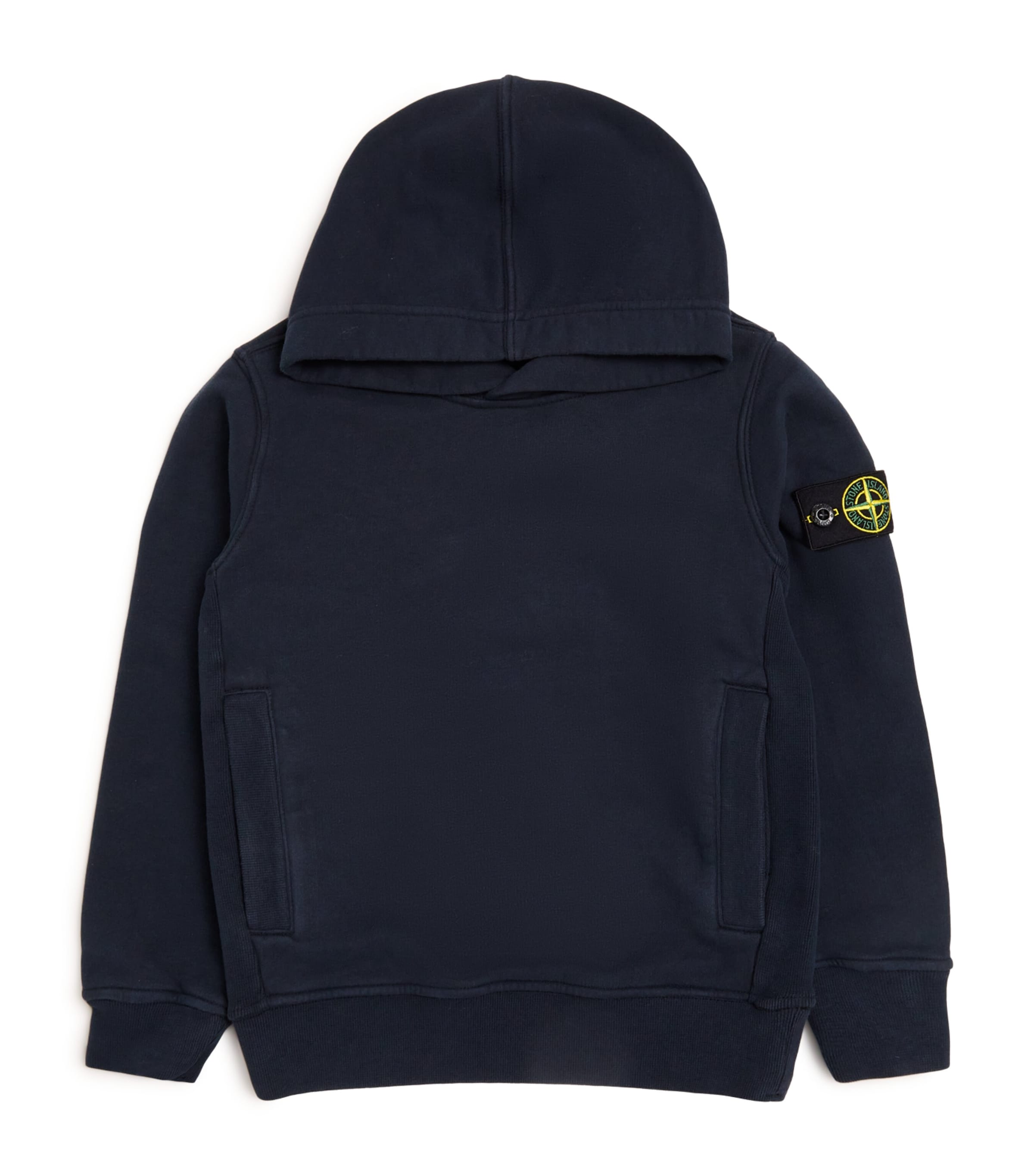 Stone Island Junior Cotton Badge Hoodie (4-14 Years)