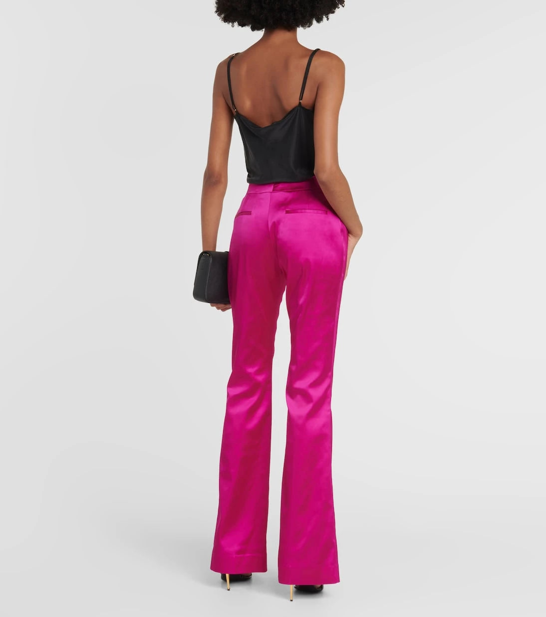Tom Ford - Low-rise flared satin pants