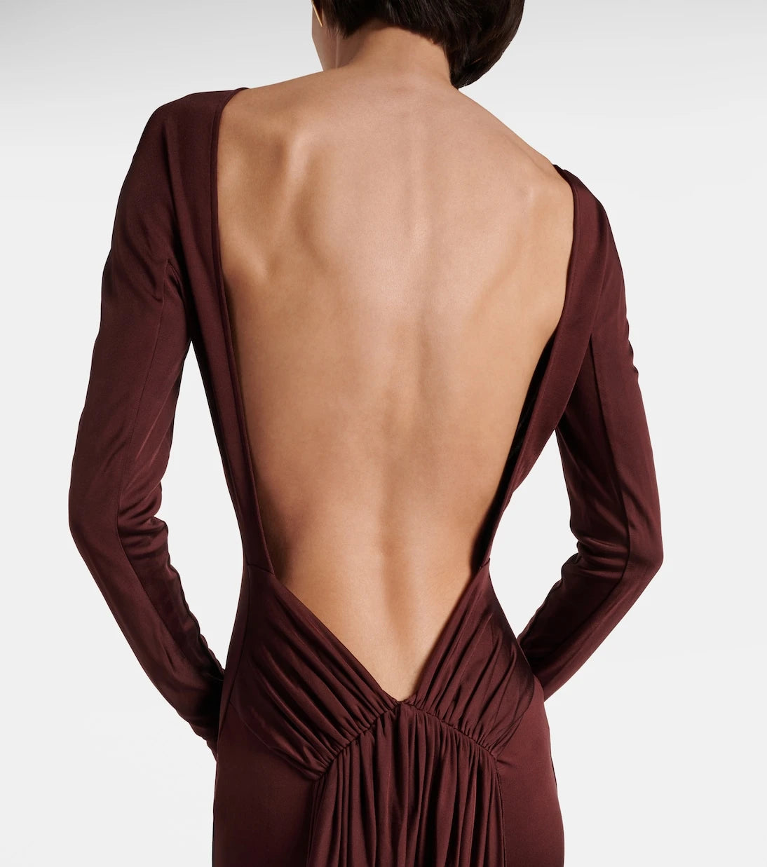 David Koma - Gathered jersey gown