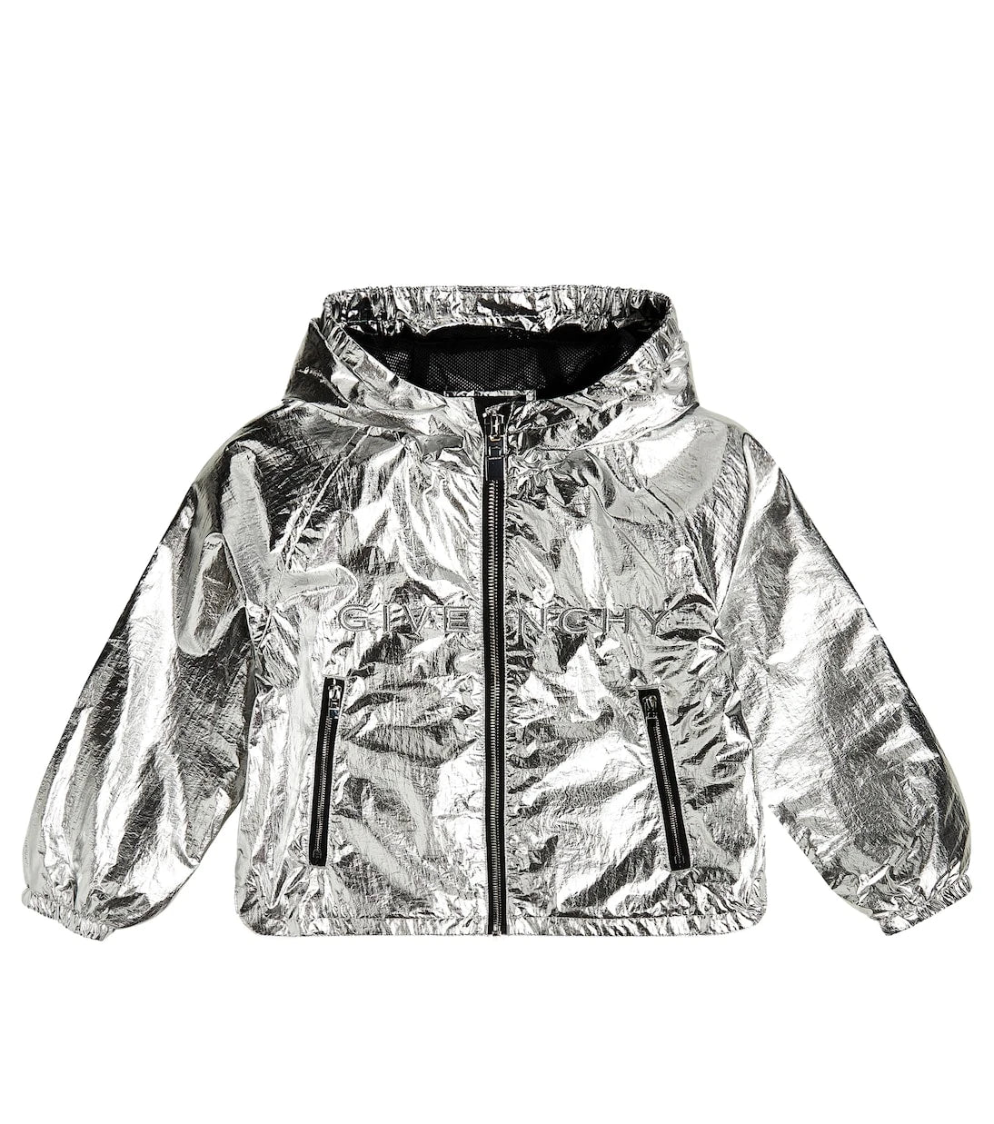 Givenchy Kids - جاكيت بشعار ميتاليك