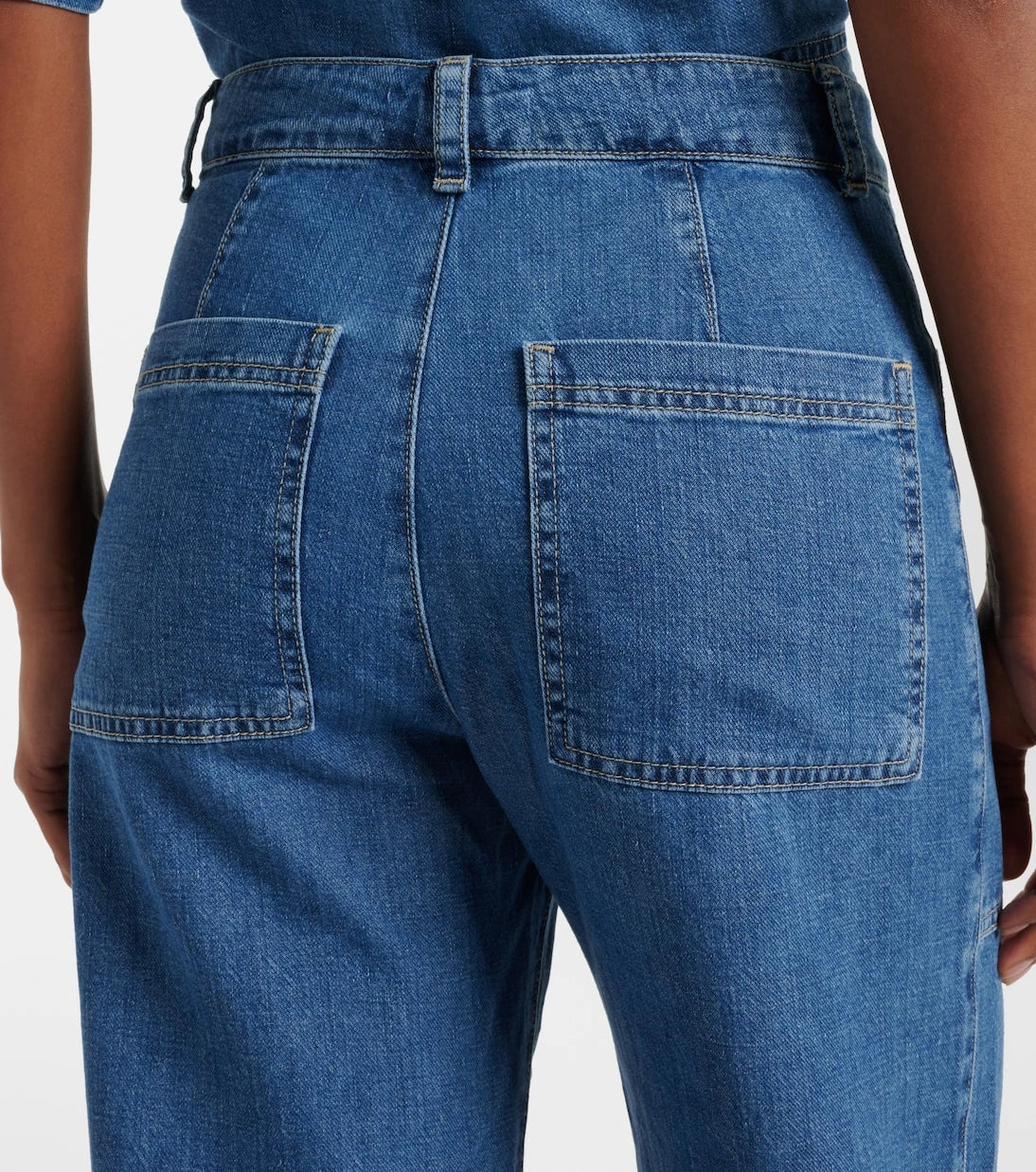 Velvet - Farah high-rise tapered jeans