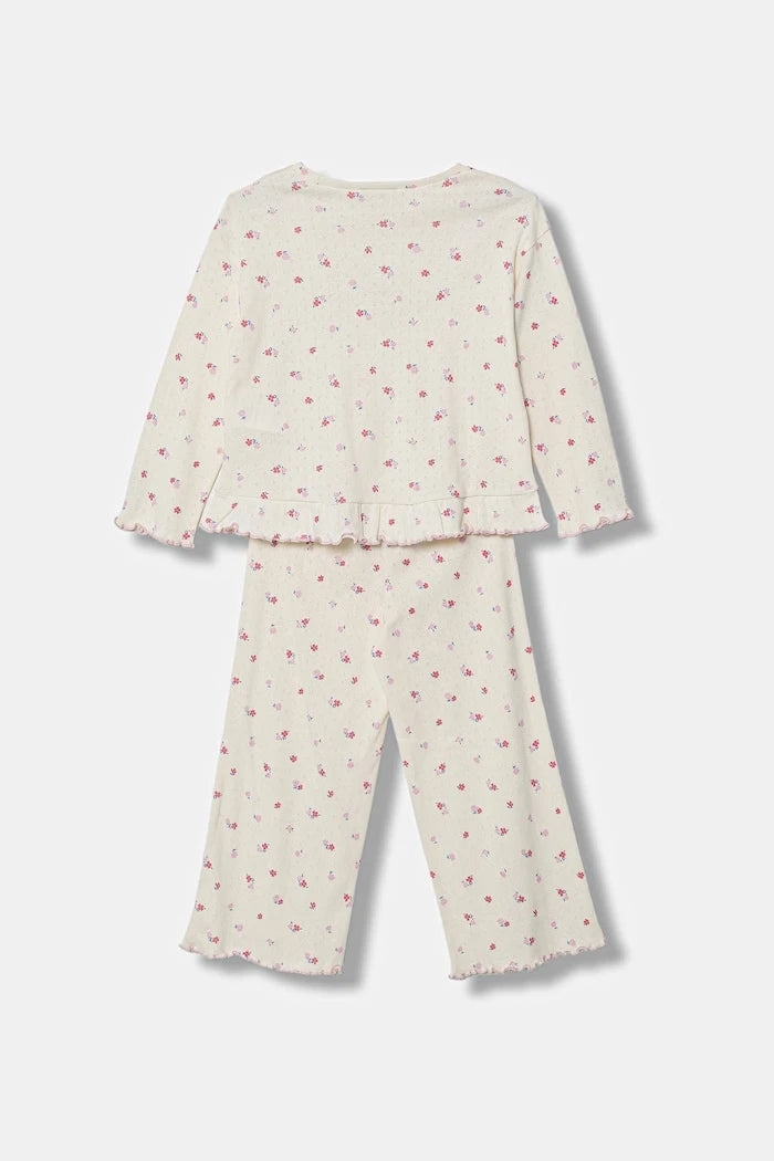 United Colors of Benetton çocuklar için pamuklu iki parçalı pijama