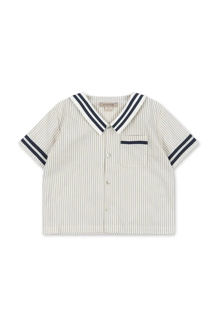 Konges Sløjd ALLIE SAILOR SHIRT GOTS pamuk çocuk gömleği