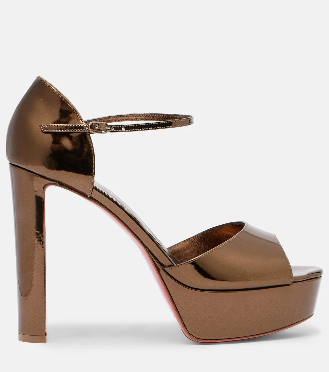 Christian Louboutin - Sandaloo 130 leather platform sandals
