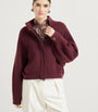 Cashmere-Blend Double Knit Jacket