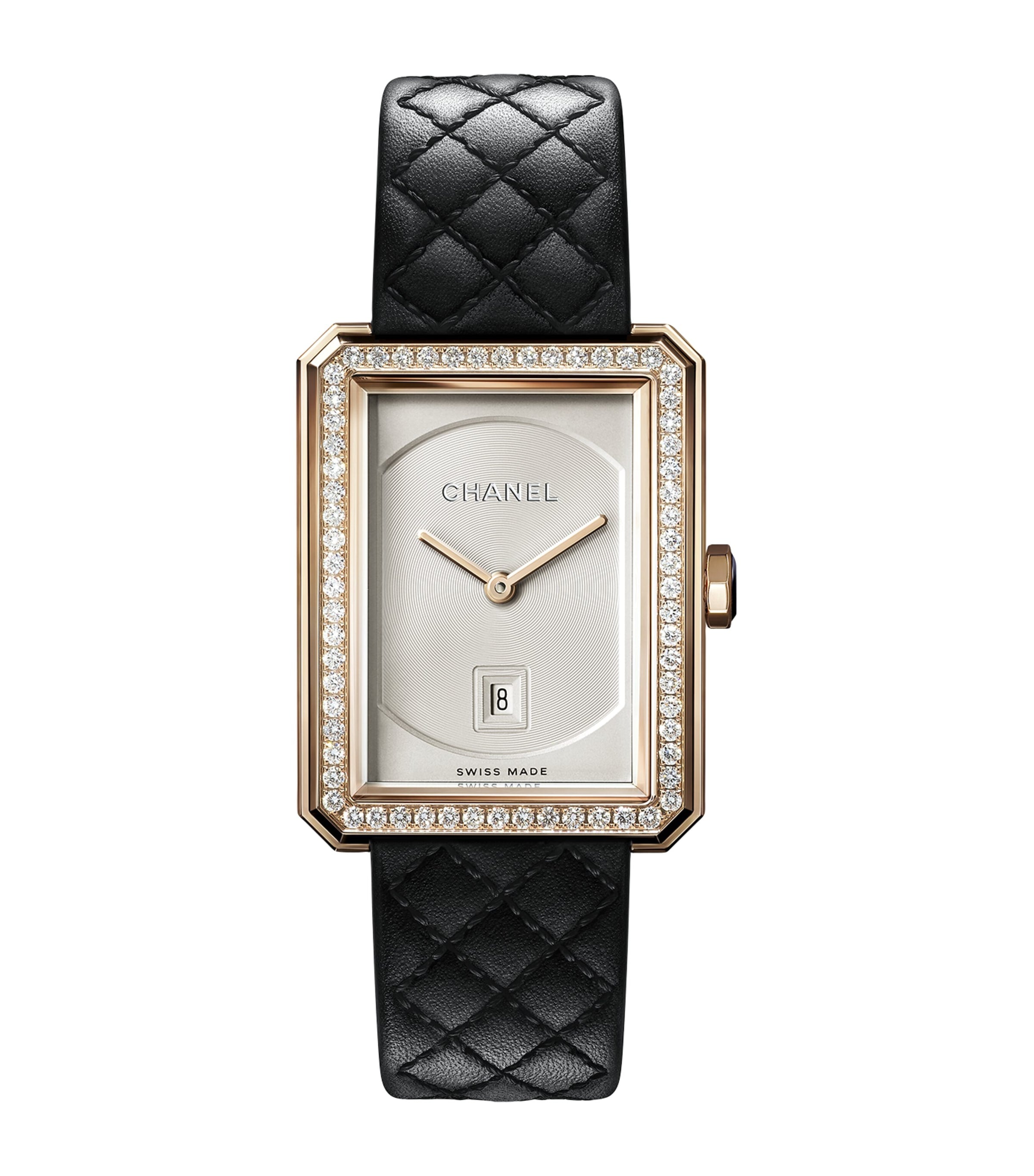 CHANEL Yellow Gold and Diamond BOY·FRIEND Watch 34.6mm