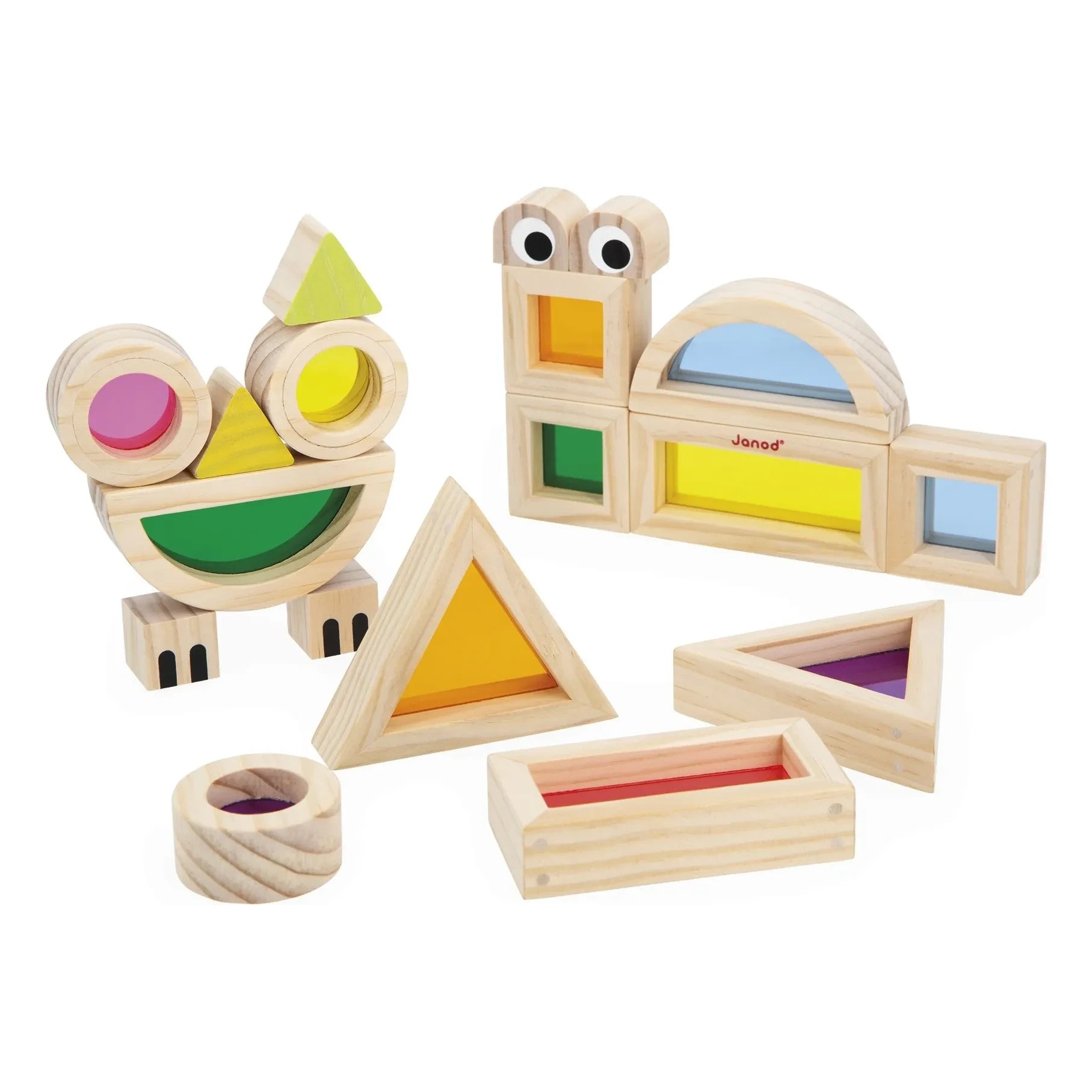 Janod - Translucent sensory blocks