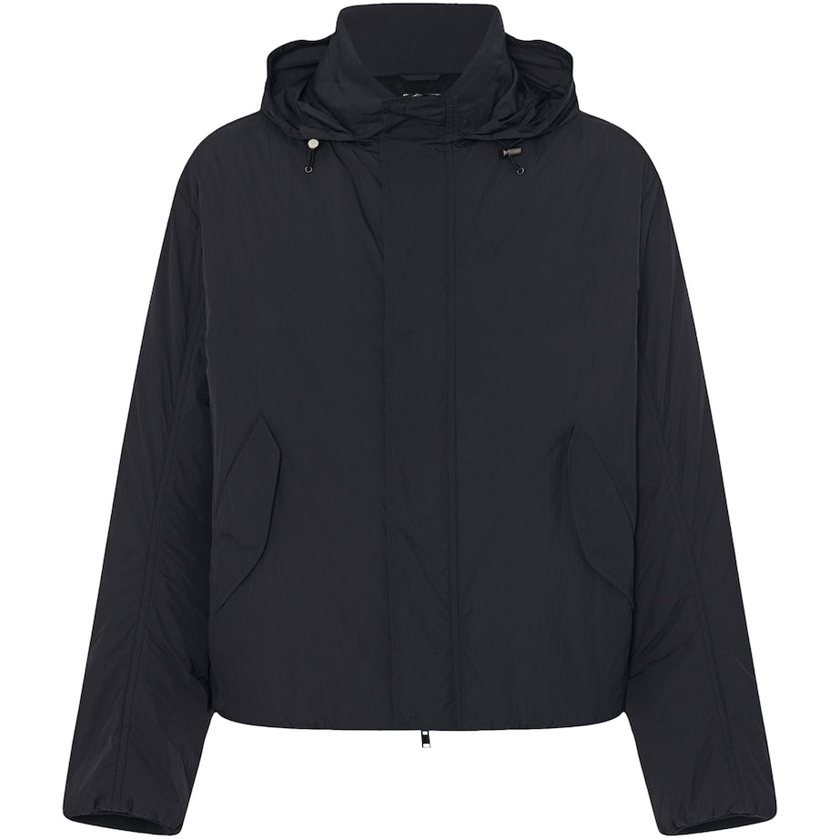 The Row Black Lucius Bomber Jacket