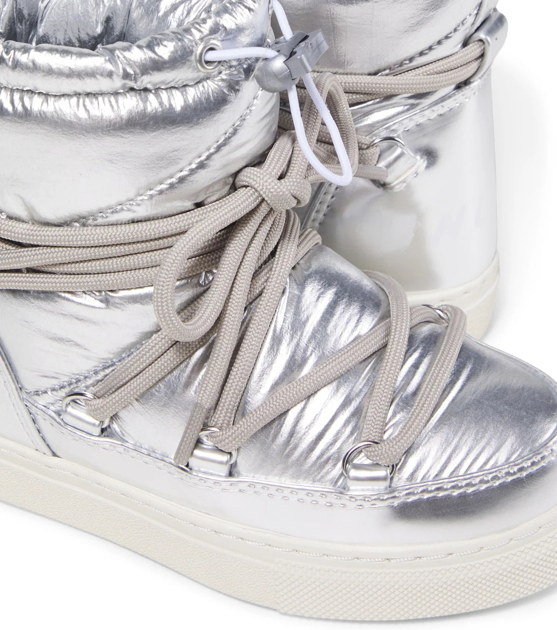 Inuikii Kids - Metallic leather snow boots