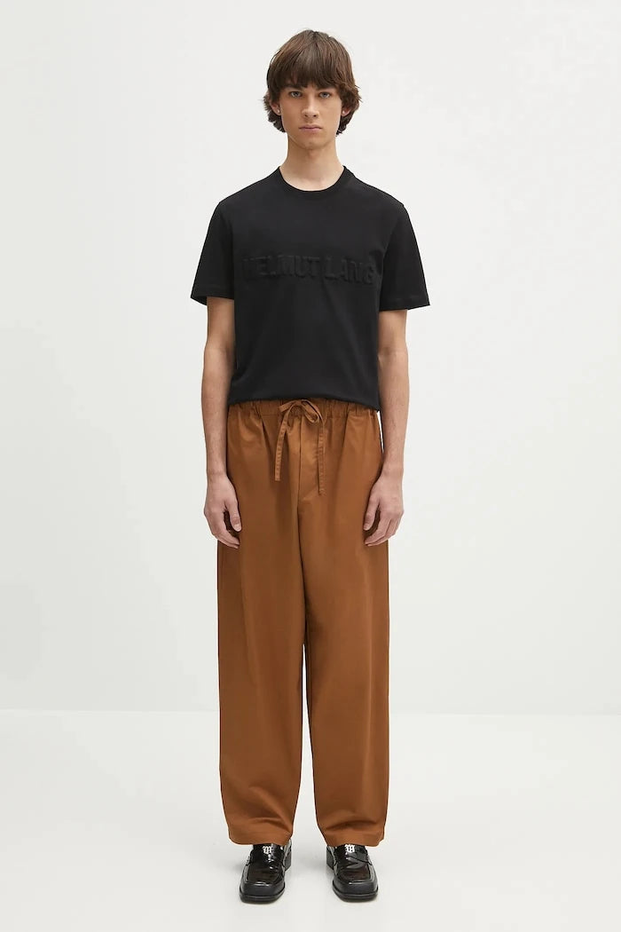 Helmut Lang EMBOSSED.TEE.ROUNDED Pamuk Tişört