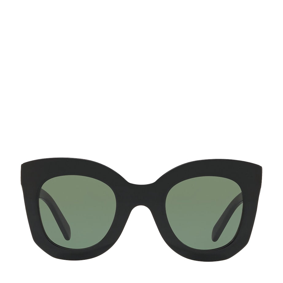 Celine Black Rectangular Sunglasses