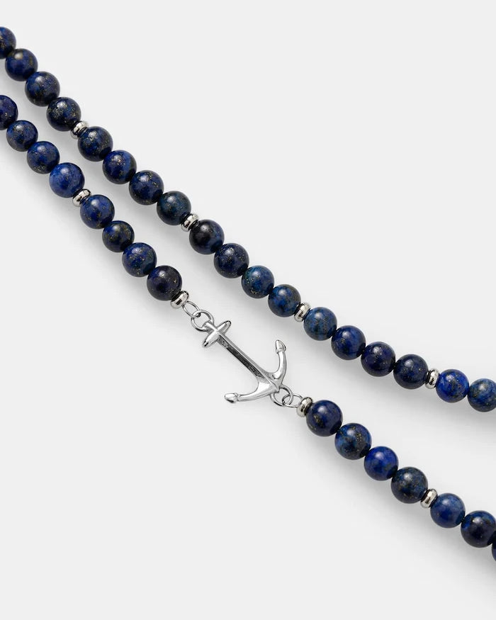 HUGO erkek lapis lazuli kolye E-BEADS5-NEC