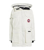 Canada Goose White Down-Filled Expedition Hooded Parka