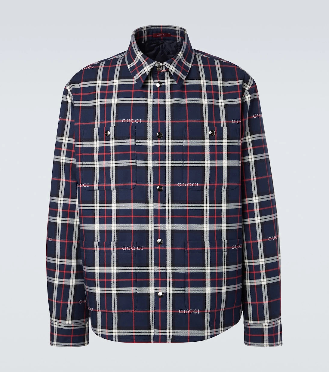 Gucci - Plaid cotton shirt