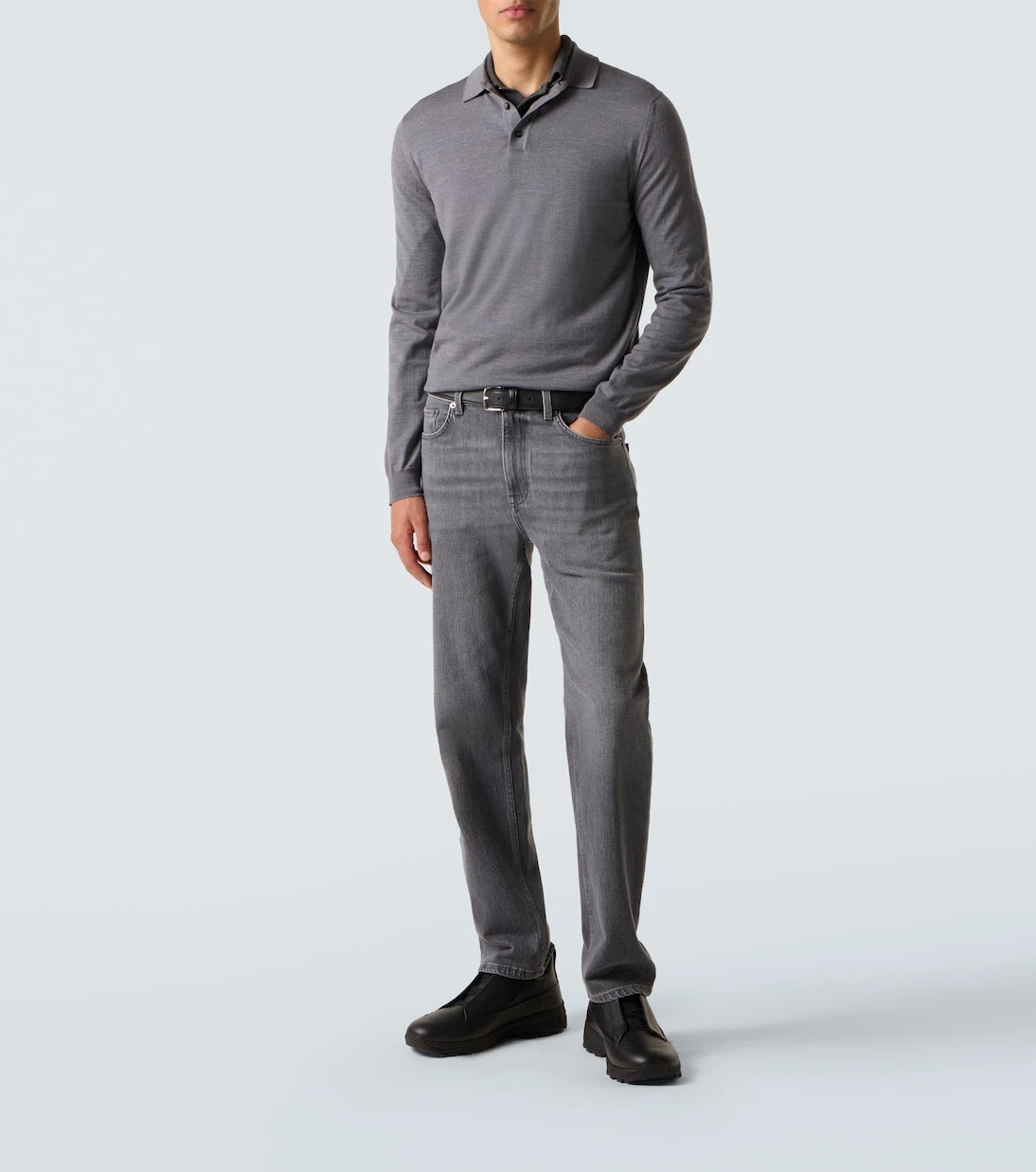 Zegna - Triple Stitch leather sneakers