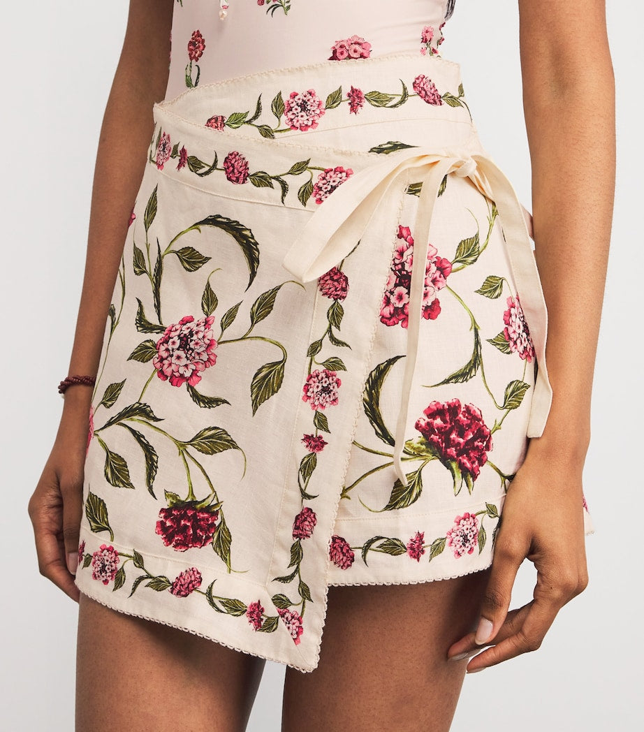 Multi Linen Luna Quebrada Mini Pareo