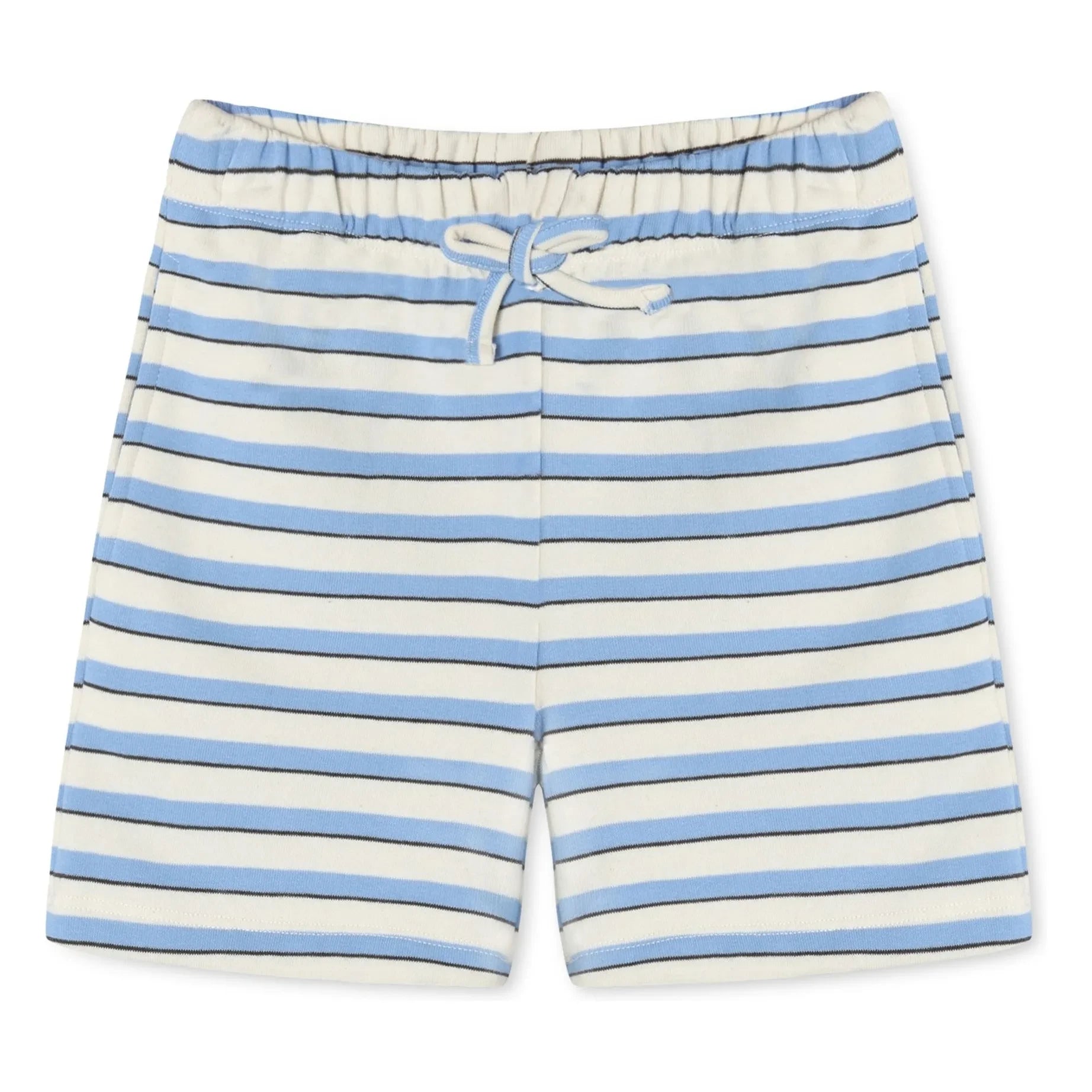 Fliink - Alvin Striped Organic Cotton Shorts | Light blue