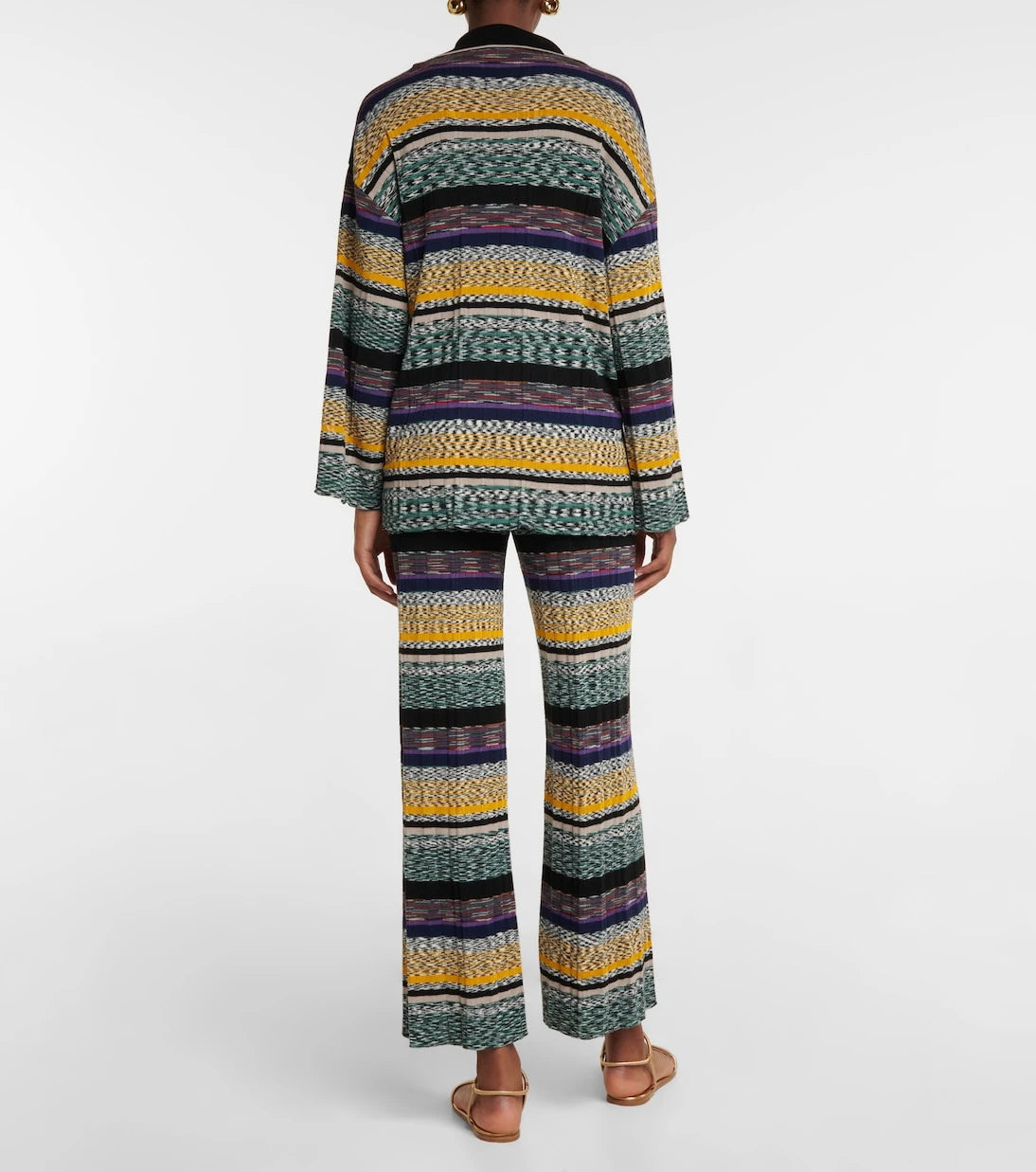 Missoni - Mélange wool-blend polo shirt