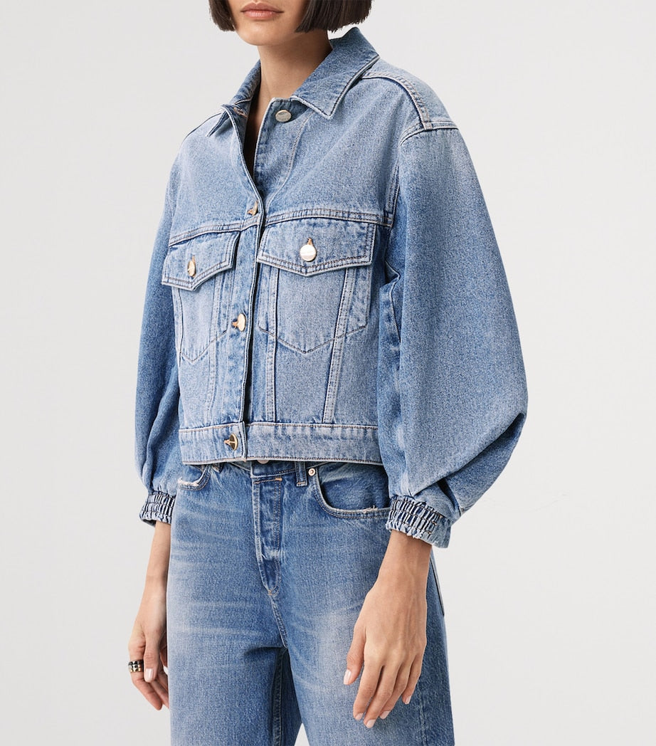 Blue Organic Cotton Luca Denim Jacket