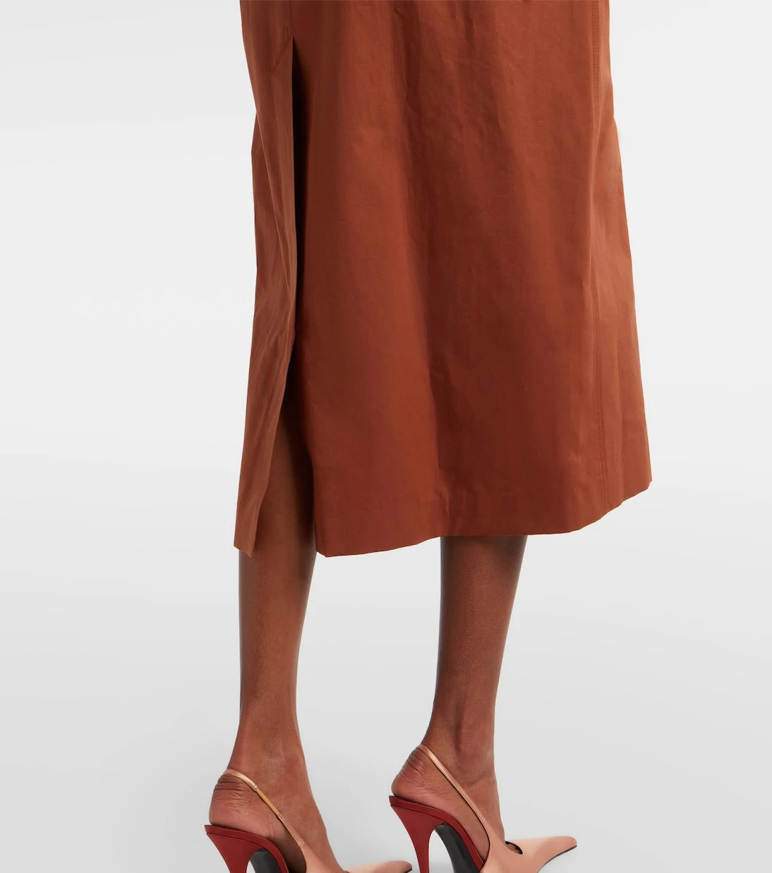 Saint Laurent - Oversized cotton and silk trench coat