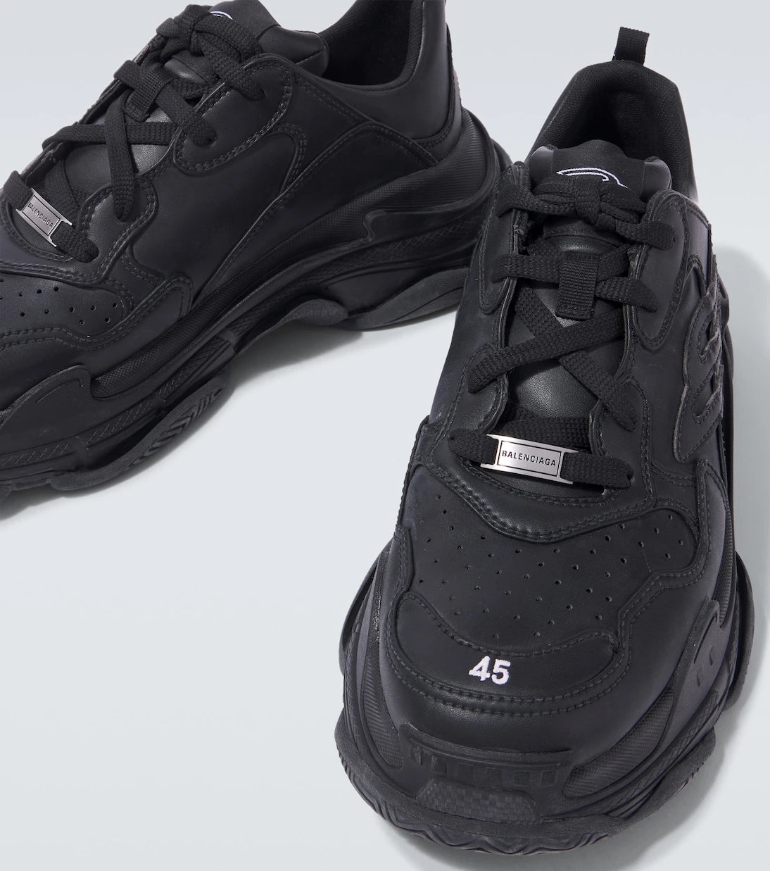 Balenciaga - Triple S Sporty leather sneakers
