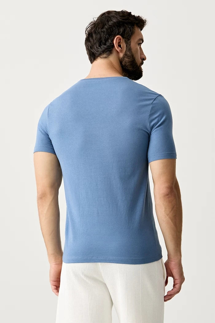 BOSS erkek pamuk TShirtRN 3P Classic tişört 3'lü set