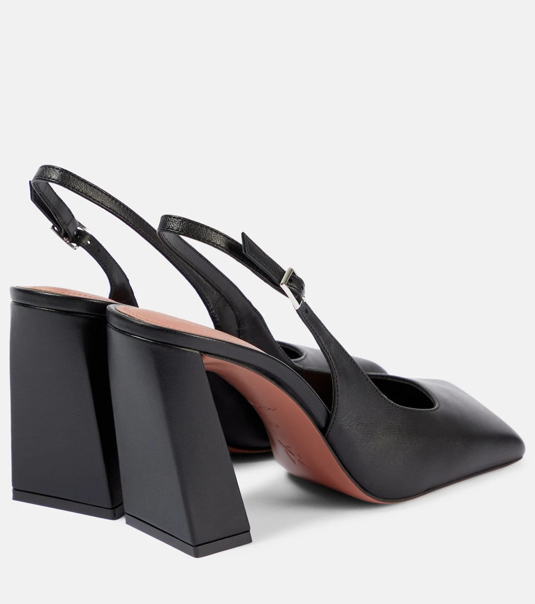 Amina Muaddi - Charlotte 95 leather slingback pumps