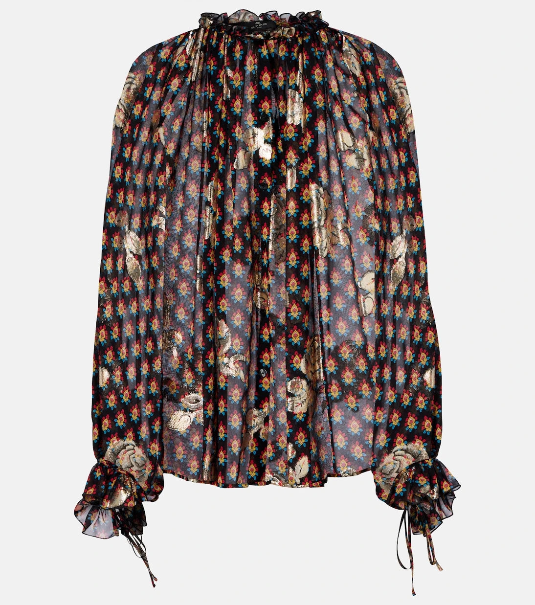 Etro - Silk-blend blouse